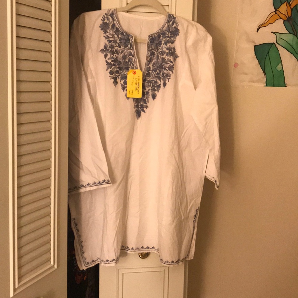 White 100% cotton shirt